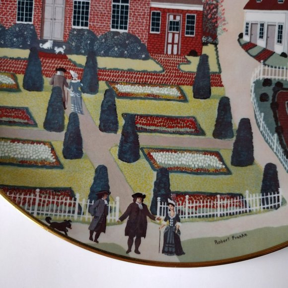 Ridgewood China Decorative Plate, Colonial Heritage Series, Pennsbury Manor, 70s - Picture 4 of 6